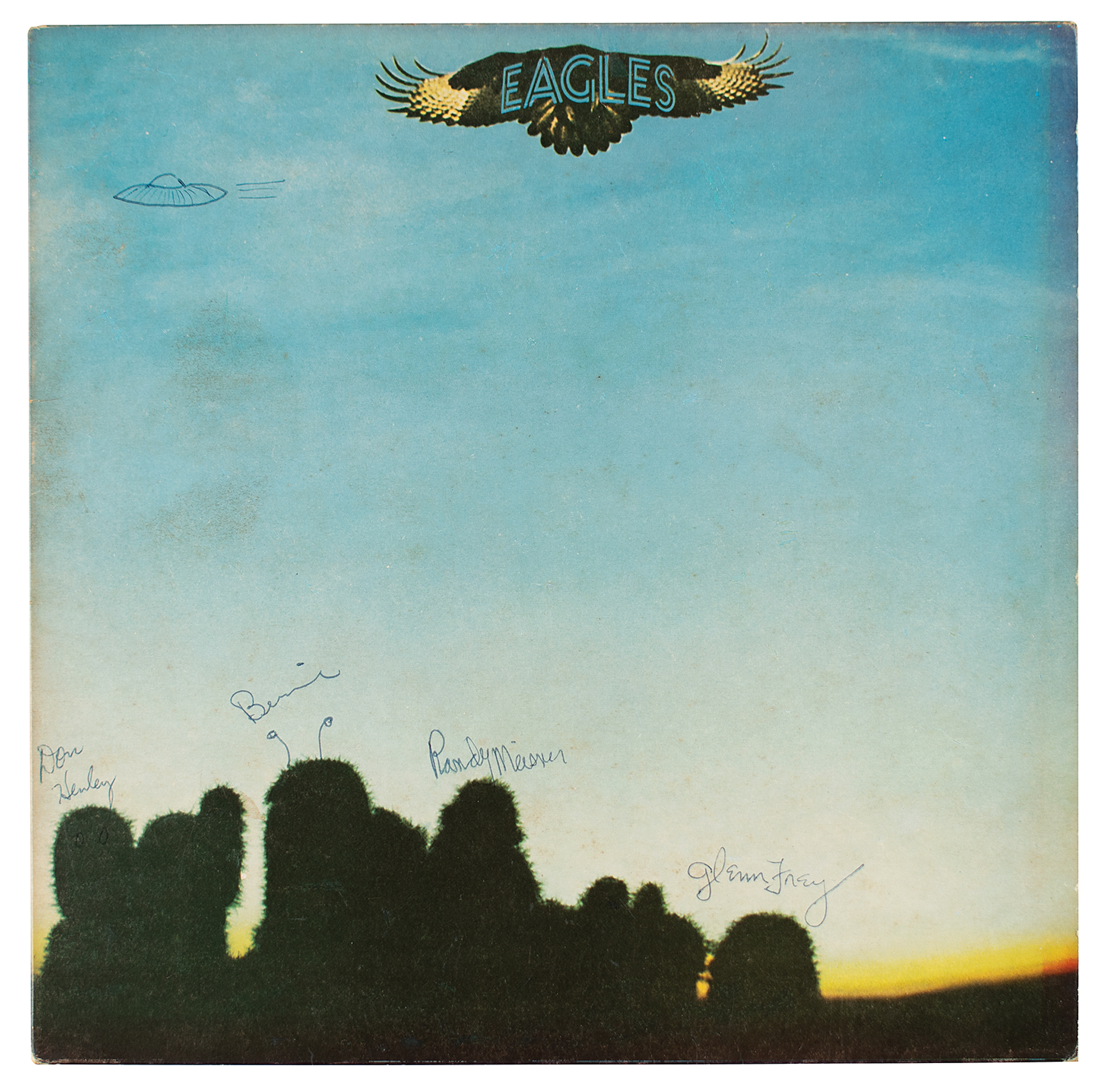 Lot #589 The Eagles Signed Promotional Debut Album