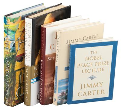 Lot #25 Jimmy Carter (5) Signed Books
