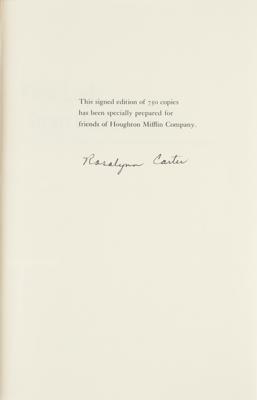 Lot #26 Rosalynn Carter Signed Book - Image 2