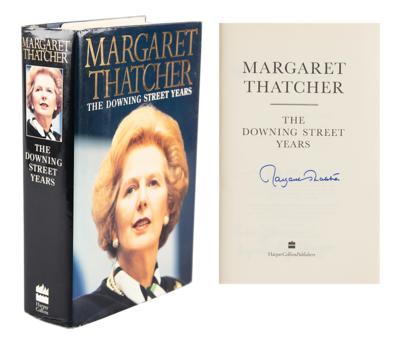 Lot #295 Margaret Thatcher Signed Book