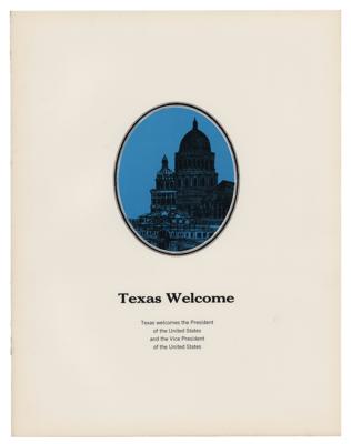 Lot #45 John F. Kennedy 'Texas Welcome' Program from November 22, 1963 - Image 1
