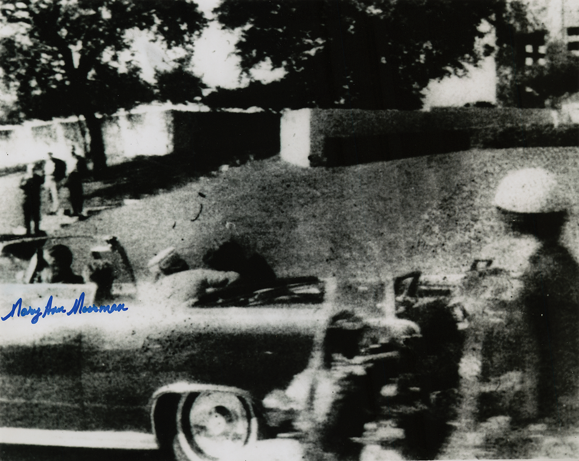 Lot #225 Kennedy Assassination: Mary Ann Moorman Signed Photograph