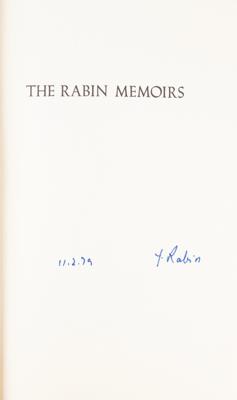 Lot #276 Yitzhak Rabin Signed Book - Image 2