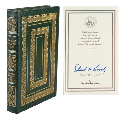 Lot #220 Ted Kennedy Signed Book