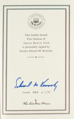 Lot #220 Ted Kennedy Signed Book - Image 2