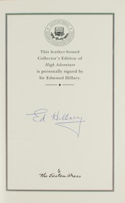 Lot #205 Edmund Hillary Signed Book - Image 2