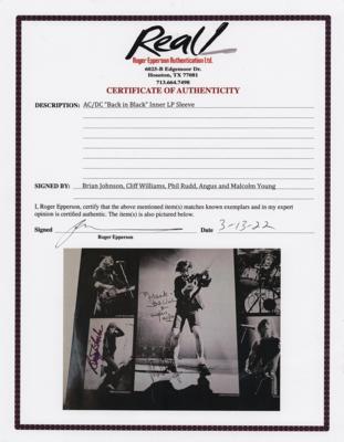 Lot #579 AC/DC Signed Album - Image 3