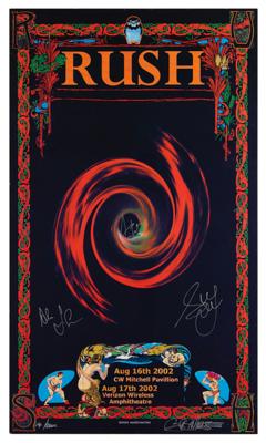 Lot #653 Rush Signed Poster