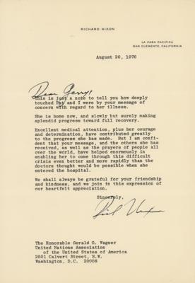 Lot #49 Richard Nixon Typed Letter Signed