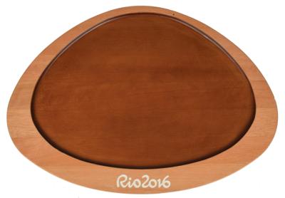 Lot #4305 Rio 2016 Summer Olympics Winner's Medal Award Tray - Image 1