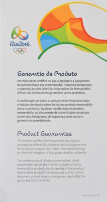 Lot #4305 Rio 2016 Summer Olympics Winner's Medal Award Tray - Image 4