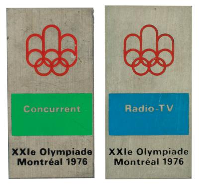 Lot #4186 Montreal 1976 Summer Olympics (2) Badges - Image 1