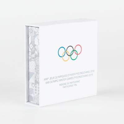 Lot #4194 PyeongChang 2018 Winter Olympics Athlete's Participation Pin - Image 5