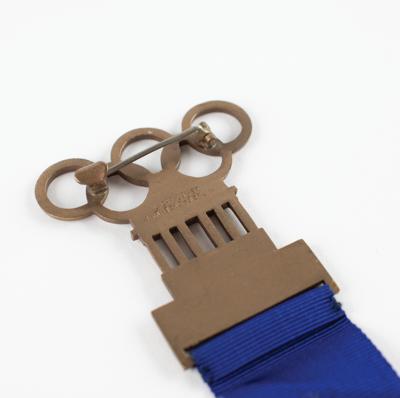 Lot #4167 Berlin 1936 Summer Olympics Swimming Team Leader Badge - Image 2