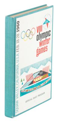 Lot #4238 Squaw Valley 1960 Winter Olympics Complete Bound Set of Daily Programs