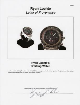 Lot #4041 Ryan Lochte's Breitling Watch - Image 9