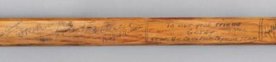 Lot #4316 Garmisch 1936 Winter Olympics Team Canada Signed Hockey Stick - Image 3