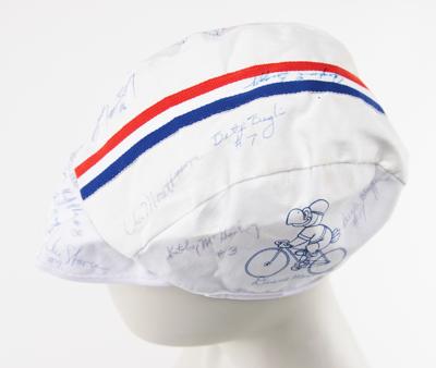 Lot #4317 Diane Moyer's Los Angeles 1984 Summer Olympics (2) Team USA Women's Field Hockey Multi-Signed Hats - Image 1