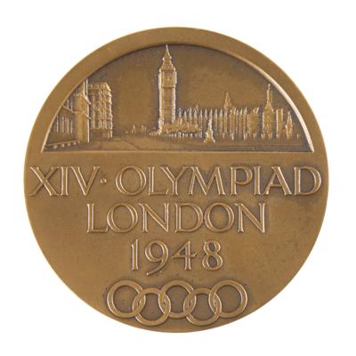 Lot #4087 London 1948 Summer Olympics Participation Medal - Image 2