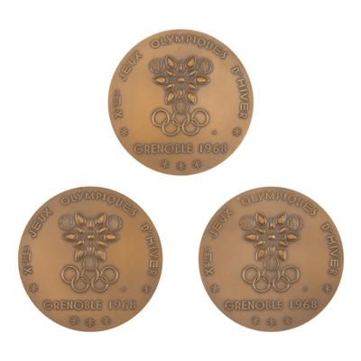 Lot #4060 Grenoble 1968 Winter Olympics Winner's Medals Proofs (3) - Image 2