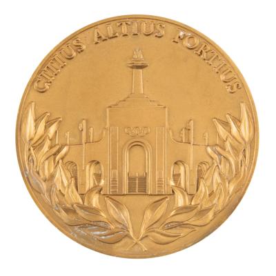 Lot #4103 Los Angeles 1984 Summer Olympics Volunteer's Participation Medal