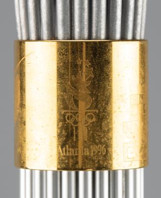 Lot #4050 Hal Haig Prieste's Antwerp 1920 Summer Olympics Bronze Winner's Medal and Participation Medal, and Atlanta 1996 Summer Olympics Torch - Image 8