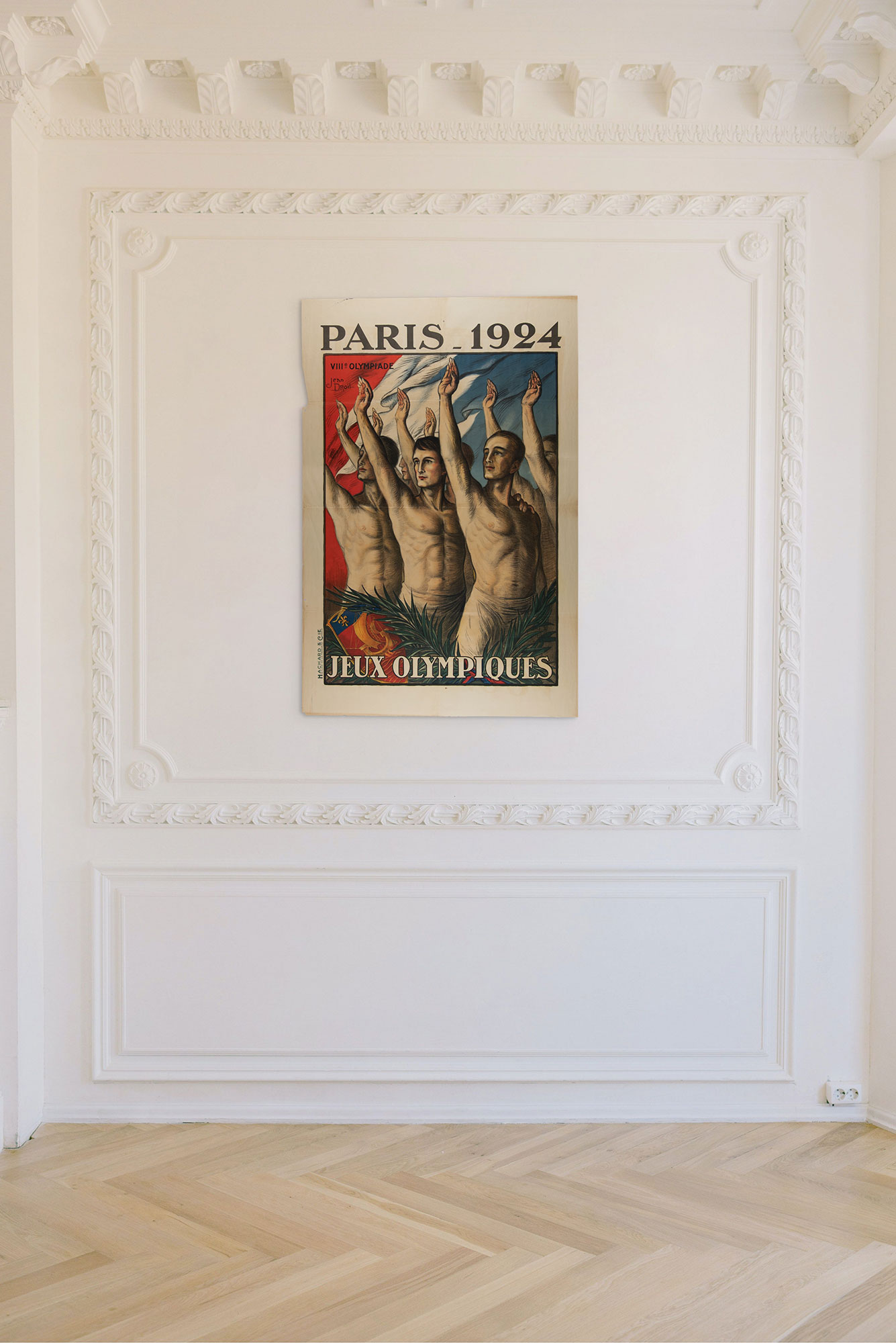 Lot #4208 Paris 1924 Summer Olympics Poster - Image 2