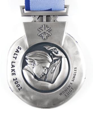 Lot #4069 Salt Lake City 2002 Winter Olympics Unawarded Silver Winner's Medal - Image 4