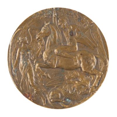 Lot #4049 London 1908 Olympics Bronze Winner's Medal - Image 2