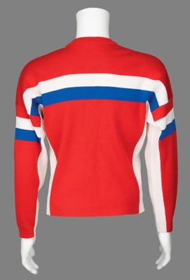 Lot #4331 Dan Jansen's Sarajevo 1984 Winter Olympics Team USA Sweater - Image 2