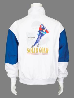 Lot #4333 Dan Jansen's Lillehammer 1994 Winter Olympics Commemorative Jacket and T-Shirt - Image 2