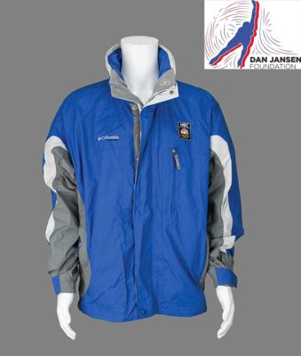 Lot #4340 Dan Jansen's Olympic NBC Commentator Jacket - Image 1