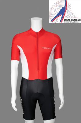 Lot #4330 Dan Jansen's Olympic Training Cycling Suit - Image 1