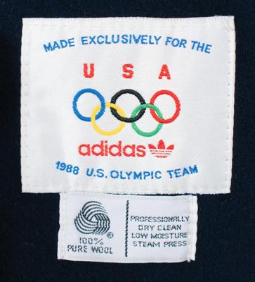 Lot #4332 Dan Jansen's Calgary 1988 Winter Olympics Team USA Opening Ceremonies Wool Coat - Image 3