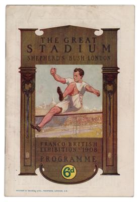 Lot #4231 London 1908 Olympics Daily Program - Image 1