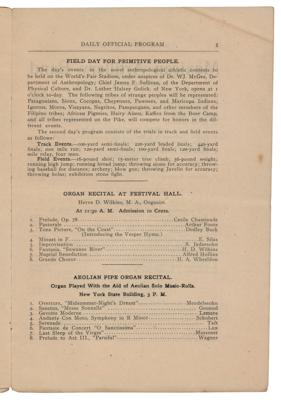 Lot #4224 St. Louis 1904 Olympics Daily Program - Image 3