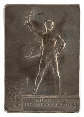 Lot #4047 Paris 1900 Olympics Silver Winner's Medal for Athletics - Image 2