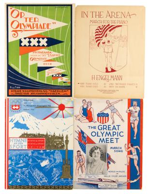 Lot #4251 Olympic Sheet Music Booklets (4)