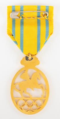 Lot #4171 Stockholm 1956 Summer Olympics Order of Merit Badge - Image 2