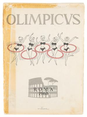 Lot #4234 Rome 1960 Summer Olympics Program Signed by Athletes