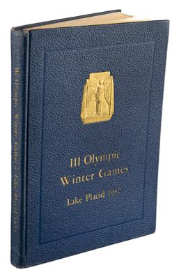 Lot #4214 Lake Placid 1932 Winter Olympics Official Report