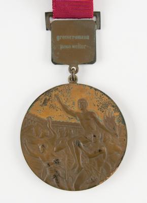 Lot #4061 Mexico City 1968 Summer Olympics Bronze Winner's Medal for Wrestling - Image 2