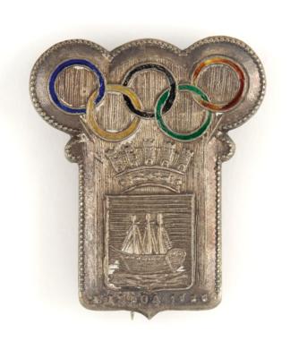 Lot #4124 Lisbon 1926 IOC Session Badge