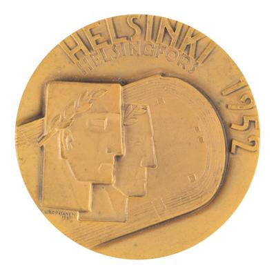 Lot #4089 Helsinki 1952 Summer Olympics Bronze Participation Medal