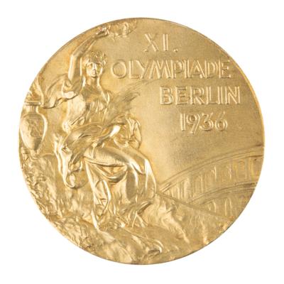 Lot #4053 Berlin 1936 Summer Olympics Gold
