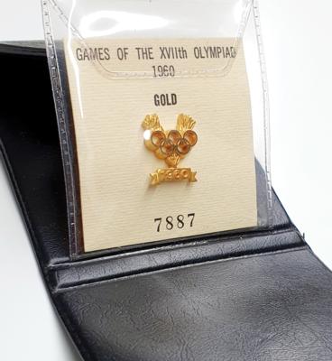 Lot #4058 Rome 1960 Summer Olympics Gold Winner's