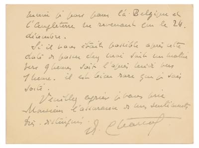 Lot #190 Jean-Baptiste Charcot Autograph Letter Signed