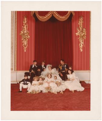 Lot #273 Princess Diana and Prince Charles Wedding Reception Photograph