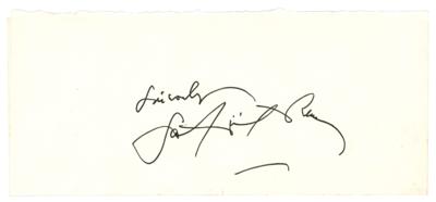 Lot #787 Satyajit Ray Signature - Image 1