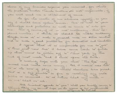 Lot #575 Eugene O'Neill Autograph Letter Signed - Image 2